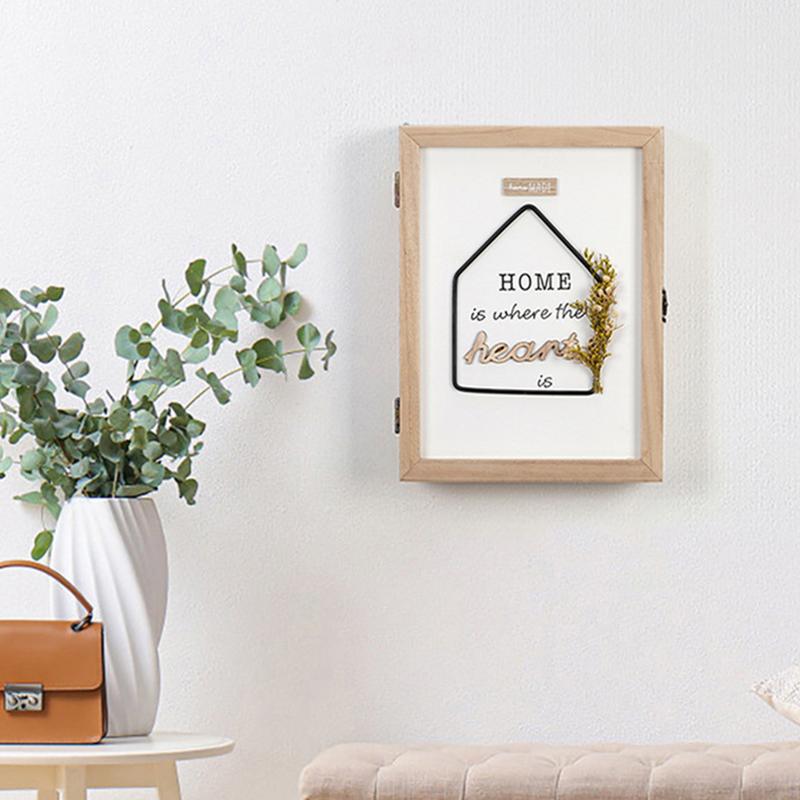 Flower Wall Panel - Key Holder Wall Mount Key Box