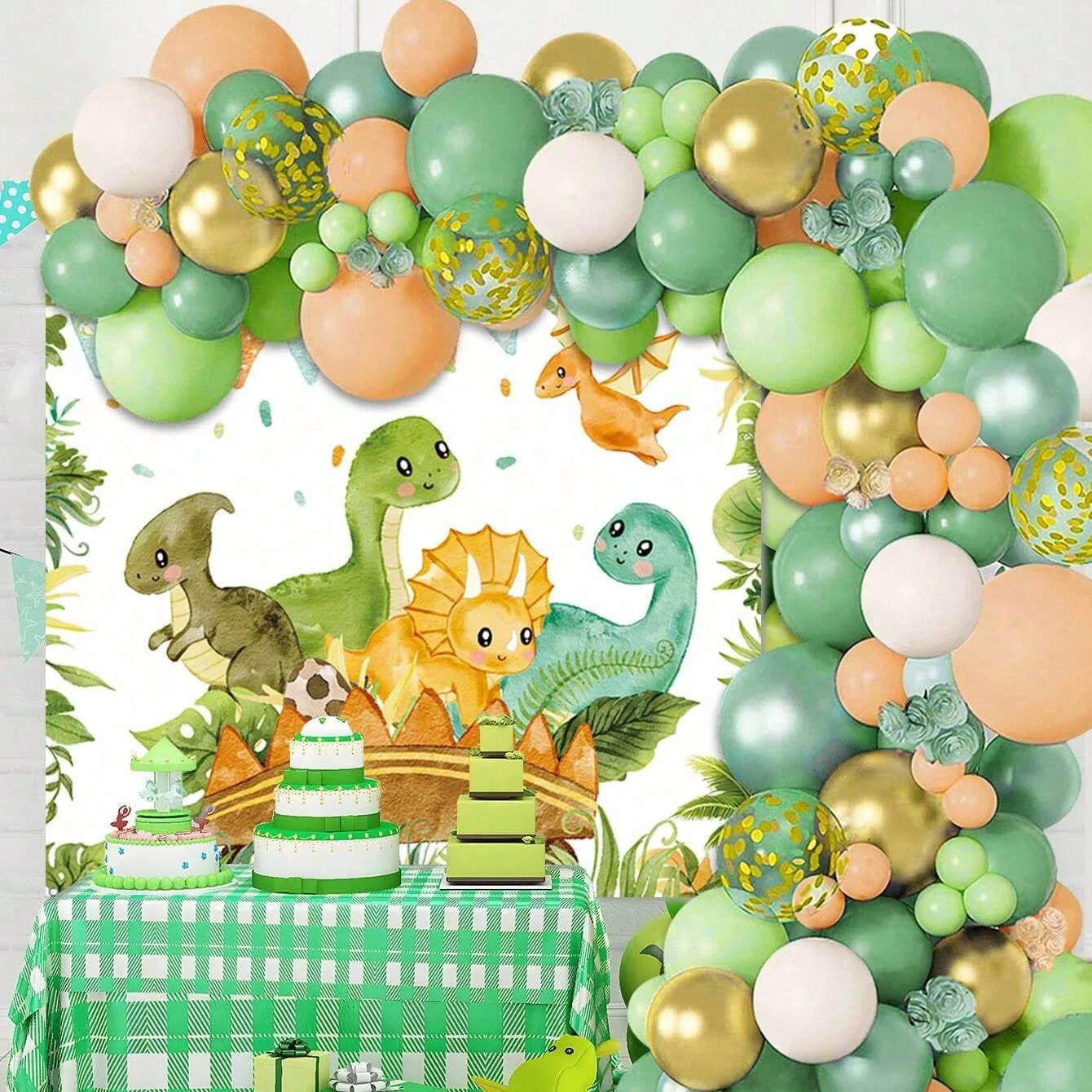 Balloon Arch Kit - Dinosaur Balloon Set Arch for Children's