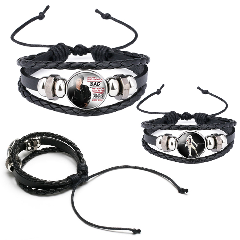 Event Supplies - Michael Jackson Figures Bracelet Cartoon Anime