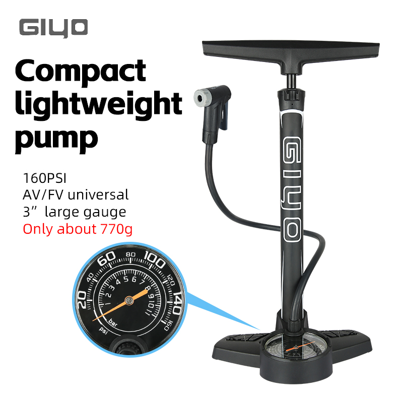 Balloon Pump Hand - GIYO 160PSI Bicycle Floor Pump MTB