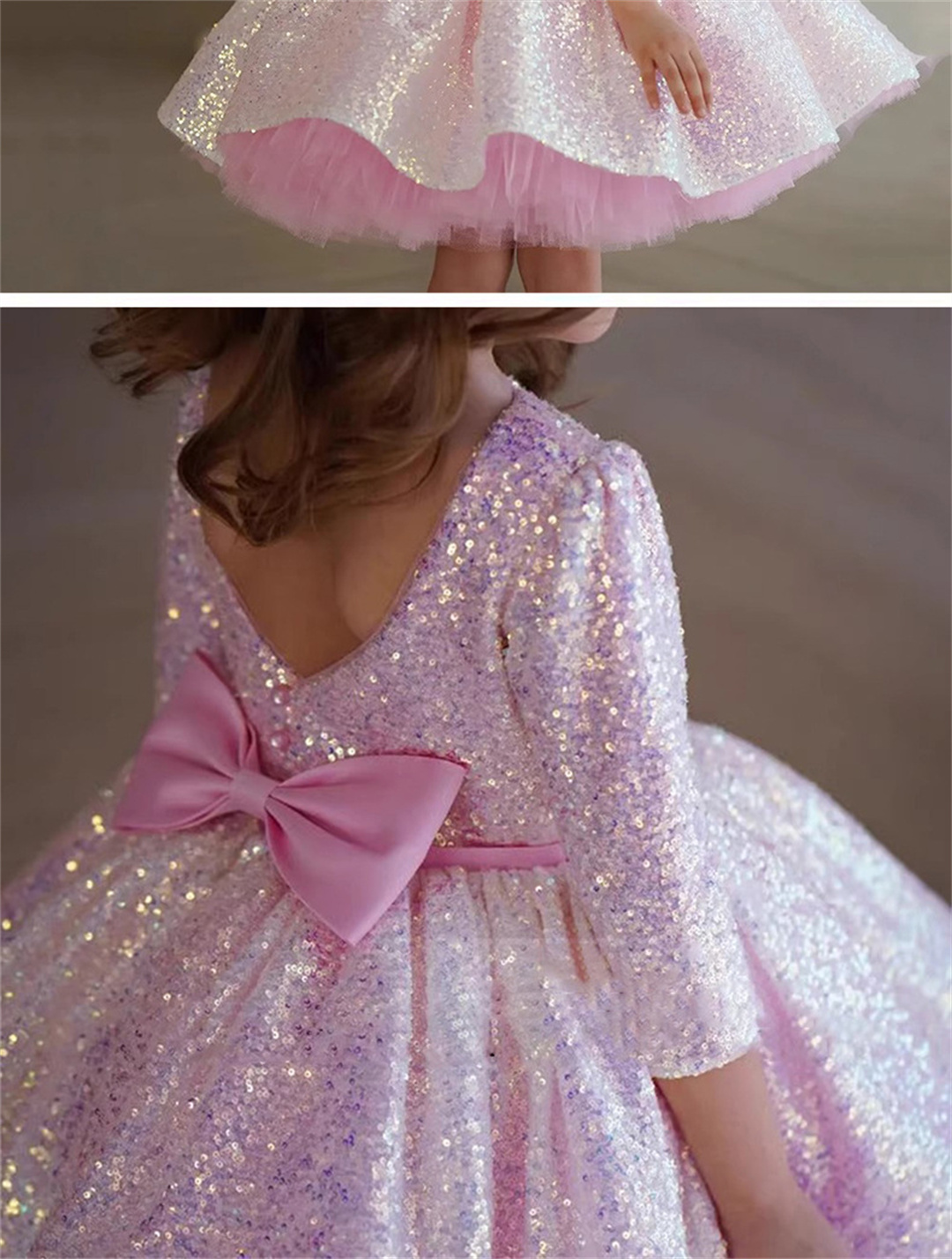 Glitter Pink Girl Dress Knee L - đánh giá và giá Birthday Sash Glitter