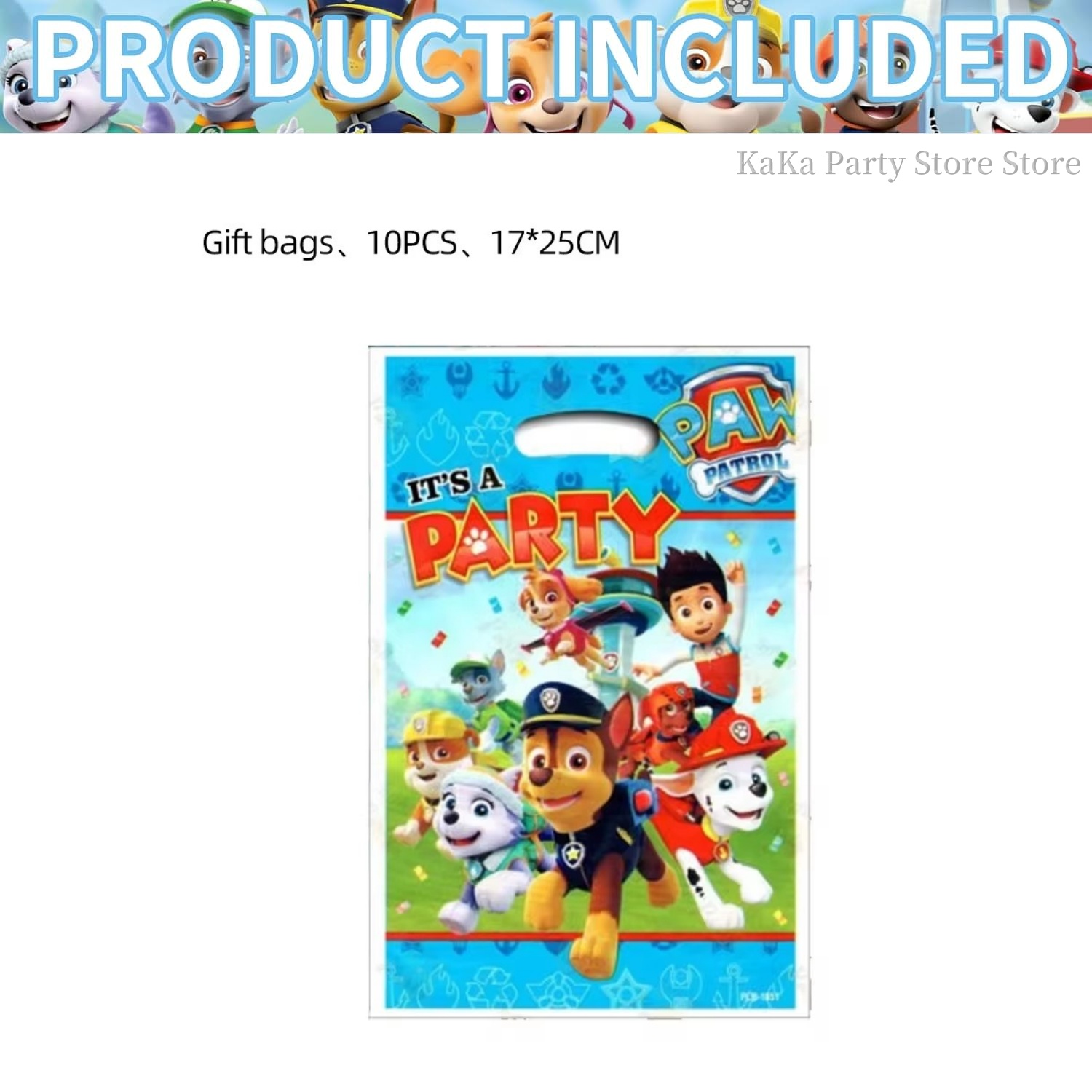 PAW Patrol Birthday Party Deco - đánh giá và giá Party Favor Bag
