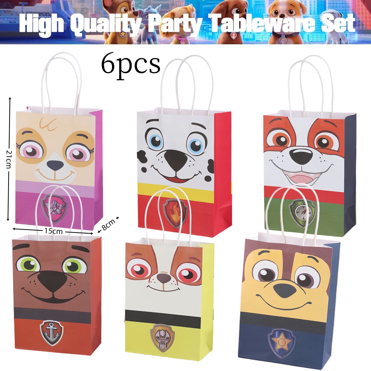 PAW Patrol Birthday Party Deco - đánh giá và giá Party Favor Bag