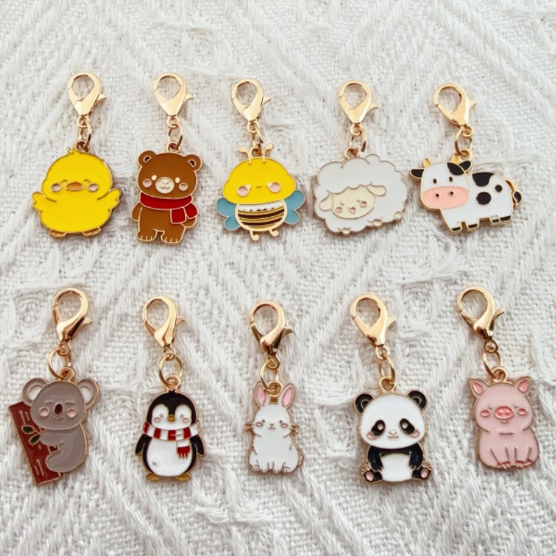 10pcs alloy drip oil cartoon a - đánh giá và giá Party Favor Bag