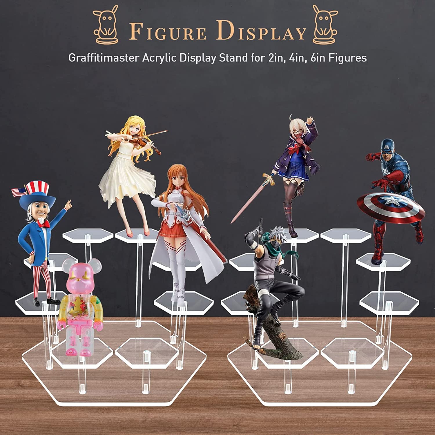 8/9 Tầng Acrylic Đỡ Cho Mô Hìn - đánh giá và giá Cupcake Stand Tier