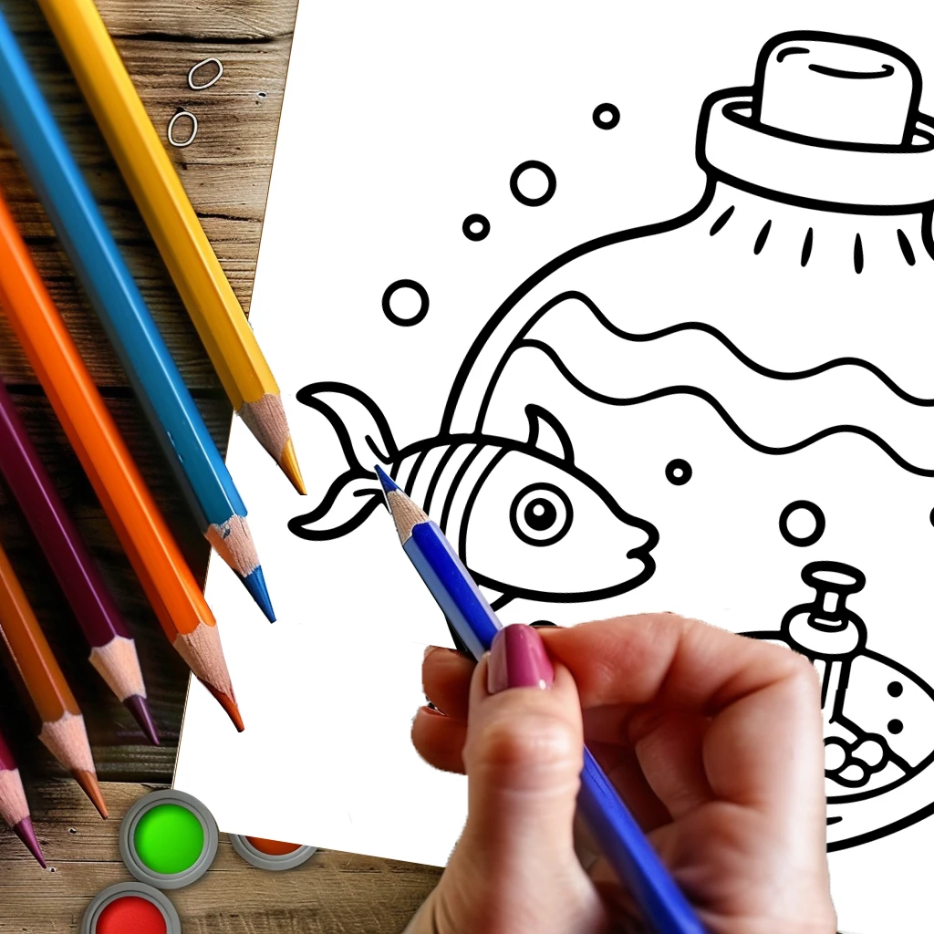 Coloring Book Magic Jar for Ad - đánh giá và giá Event Supplies