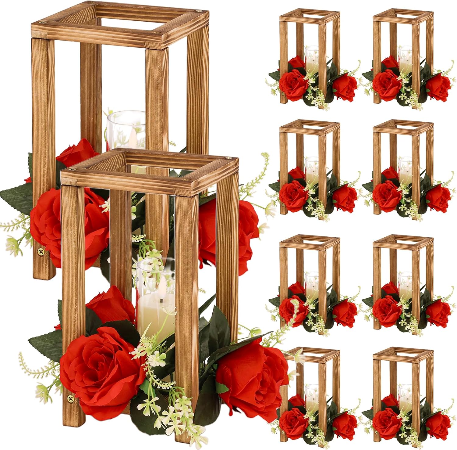 1 Piece Wooden Wedding Lantern - đánh giá và giá Centerpiece Stick