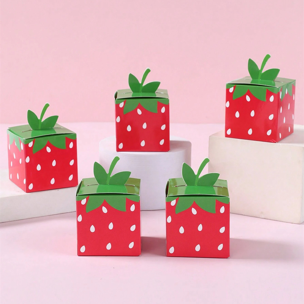 10Pcs Sweet Fruit Strawberry T - đánh giá và giá Event Party Box