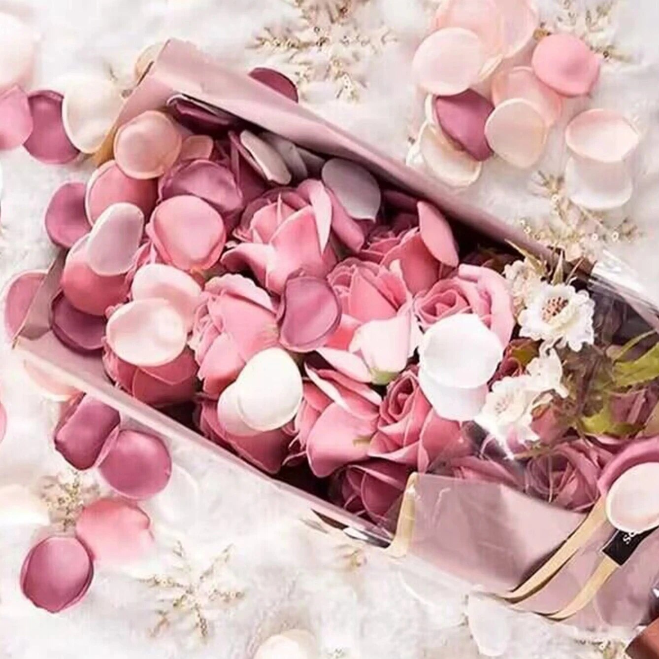100pcs Silk Artificial Flower  - đánh giá và giá Confetti Cannon Tube