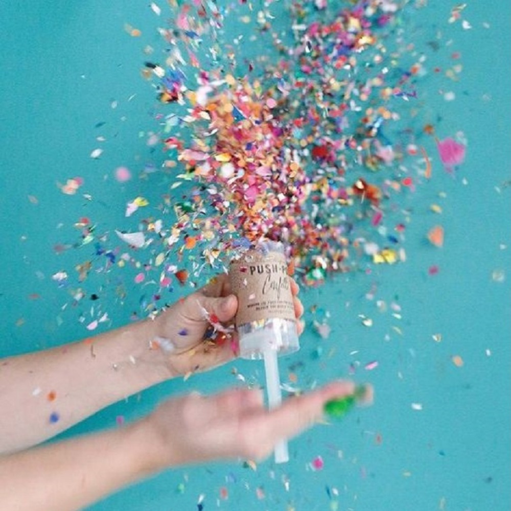 1Pcs Round Push Up Confetti Po - đánh giá và giá Confetti Cannon Tube