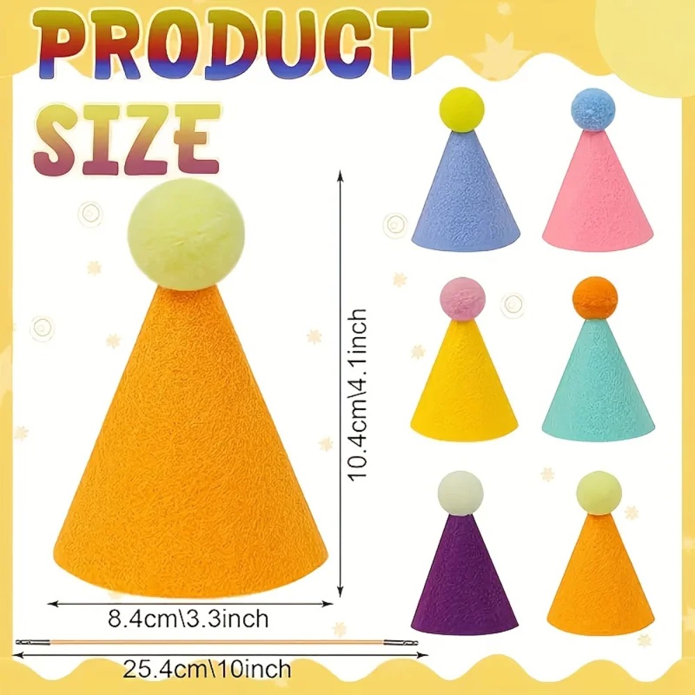 6 pcs Mini Party Hats: Lightwe - đánh giá và giá Party Hat Cone