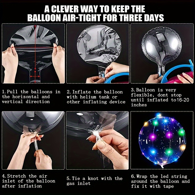 20pcs Set Bobo Balloons with L - đánh giá và giá Led Balloon Light