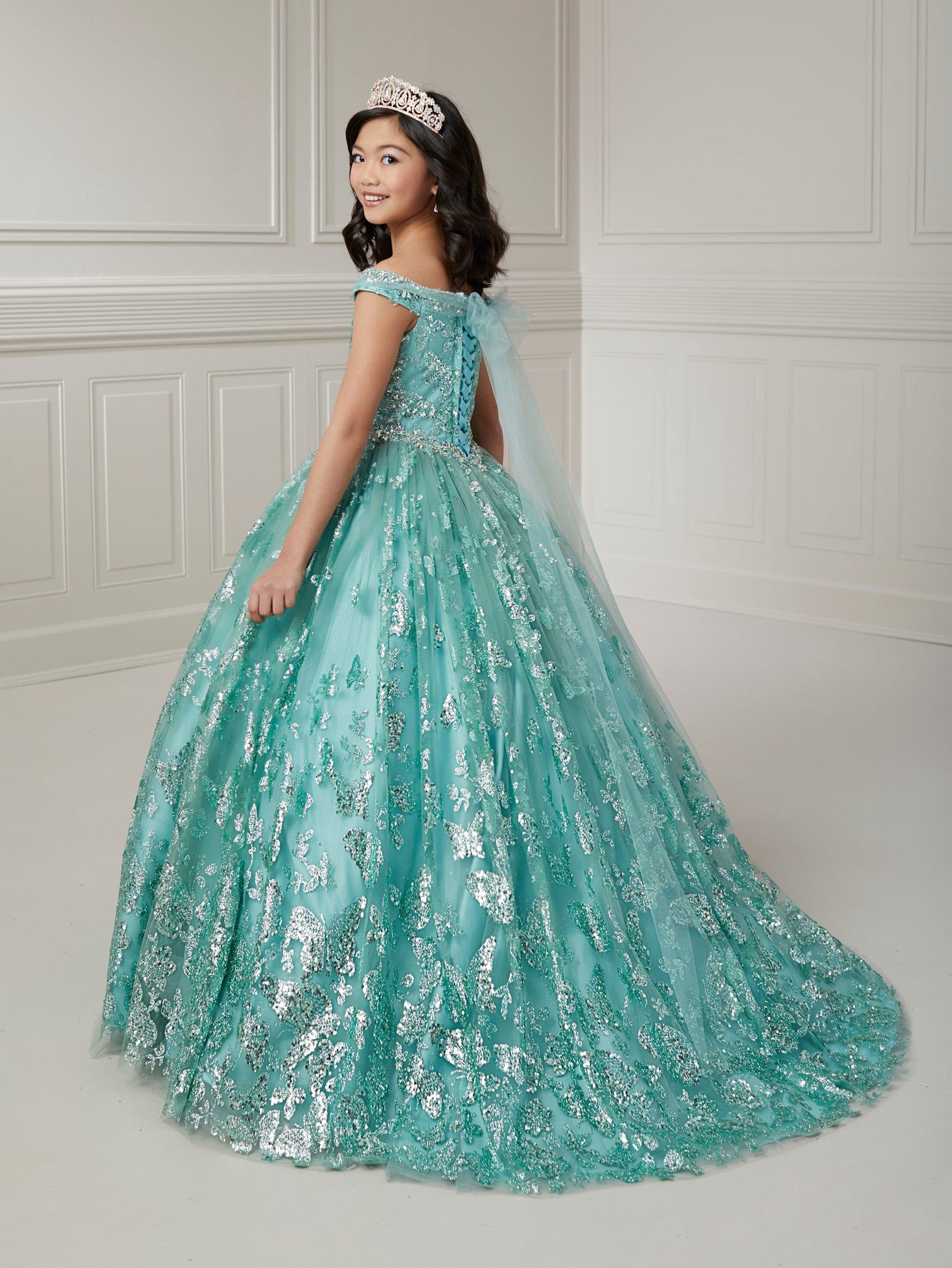 Gorgeous Flower Girl Dress Gre - đánh giá và giá Birthday Sash Glitter