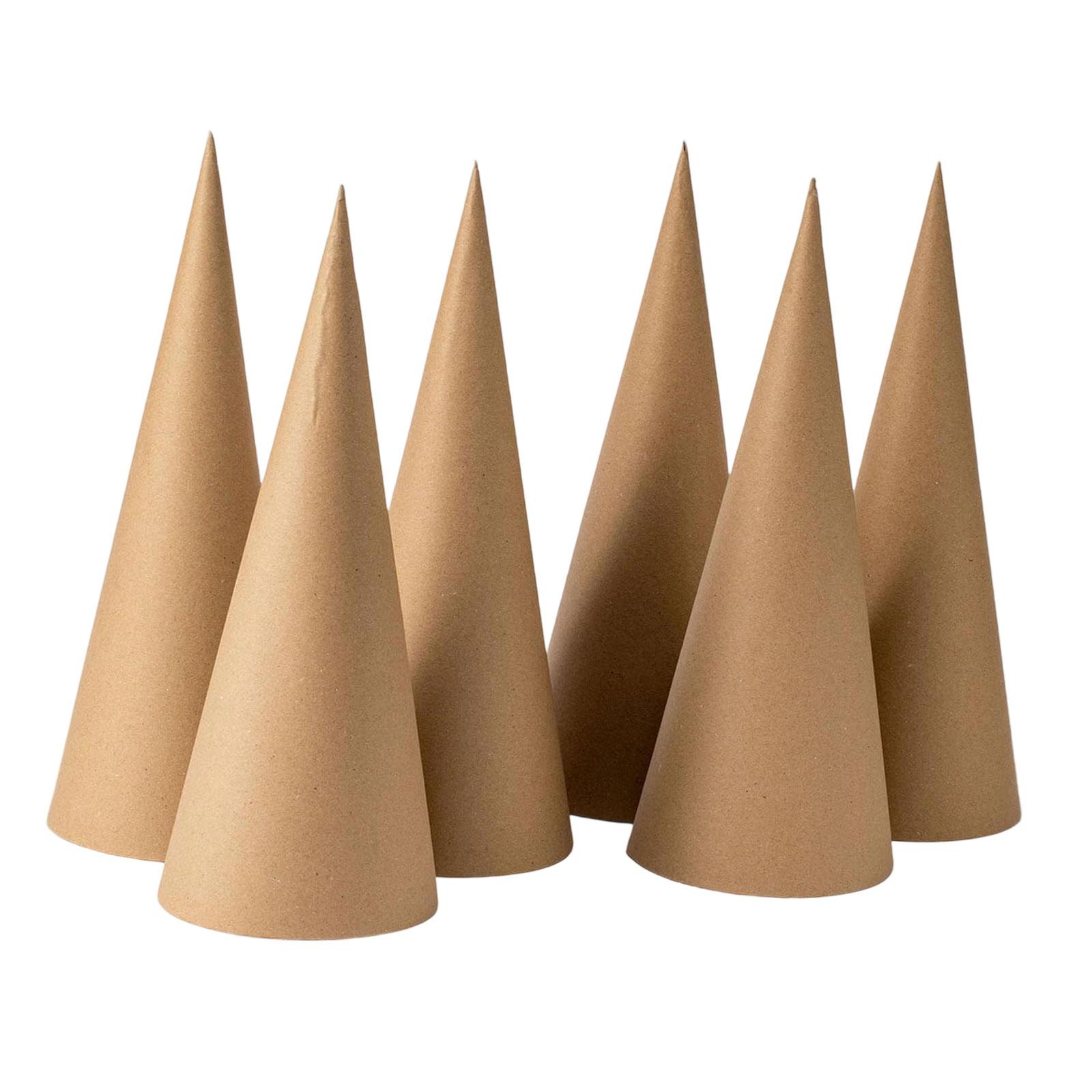 6Pcs Kraft Paper Mache Cones,C - đánh giá và giá Party Hat Cone