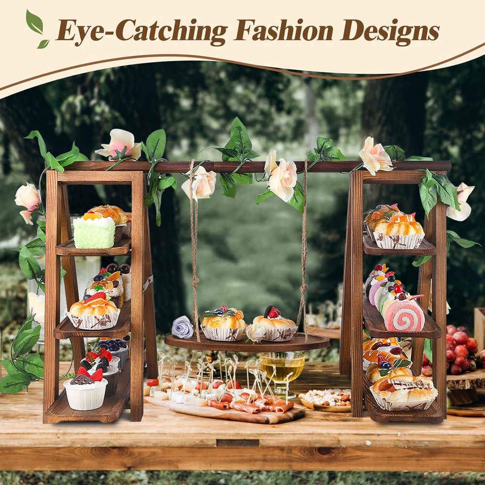 3 Tier Cupcake Stand with Swin - đánh giá và giá Cupcake Stand Tier
