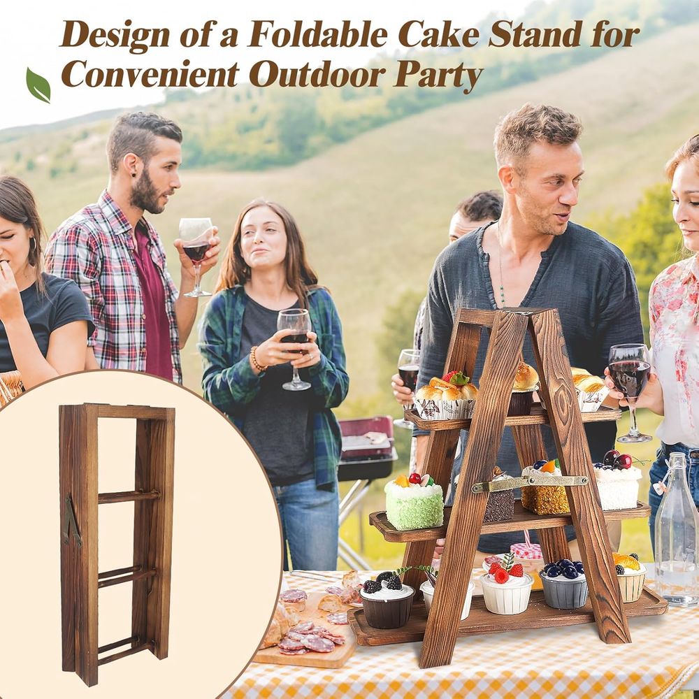 3 Tier Cupcake Stand with Swin - đánh giá và giá Cupcake Stand Tier