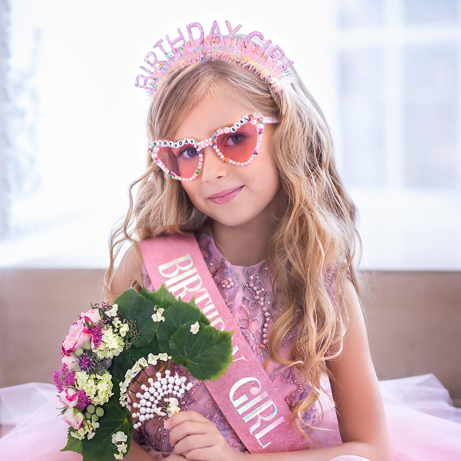 Birthday Girl Headband Sash Su - đánh giá và giá Birthday Sash Glitter