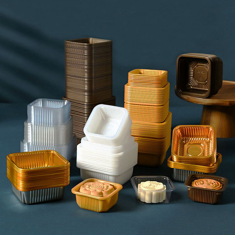 100pcs Mooncake Plastic Tray P - đánh giá và giá Event Party Box