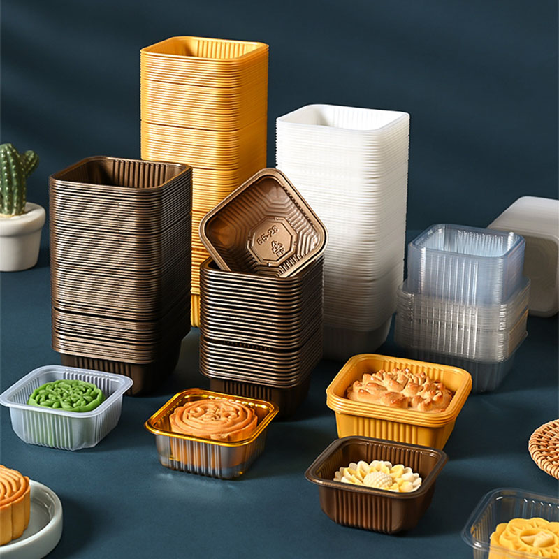 100pcs Mooncake Plastic Tray P - đánh giá và giá Event Party Box