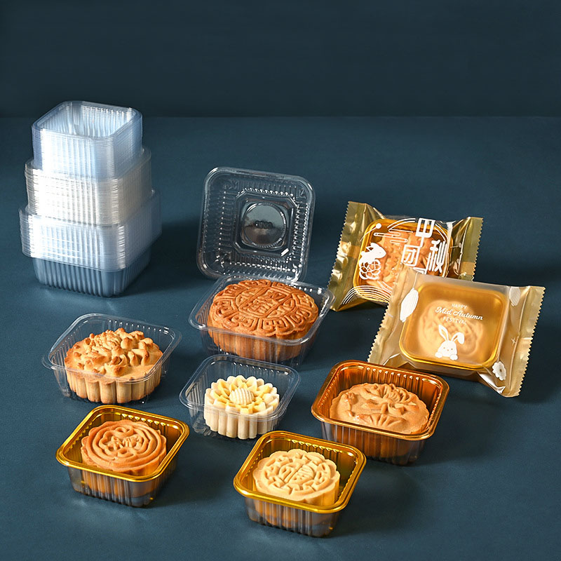 100pcs Mooncake Plastic Tray P - đánh giá và giá Event Party Box