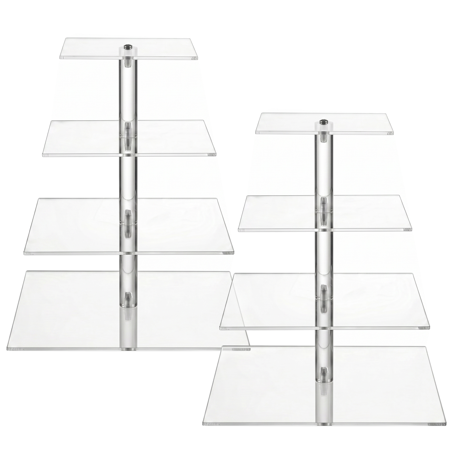 4 Tier Clear Cupcake Stand Cle - đánh giá và giá Cupcake Stand Tier