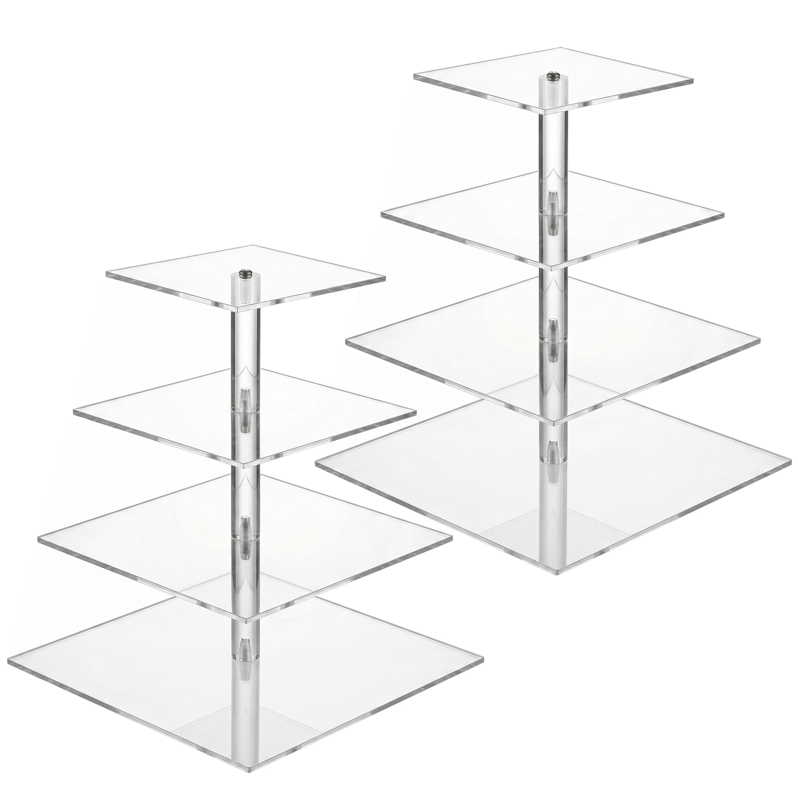 4 Tier Clear Cupcake Stand Cle - đánh giá và giá Cupcake Stand Tier