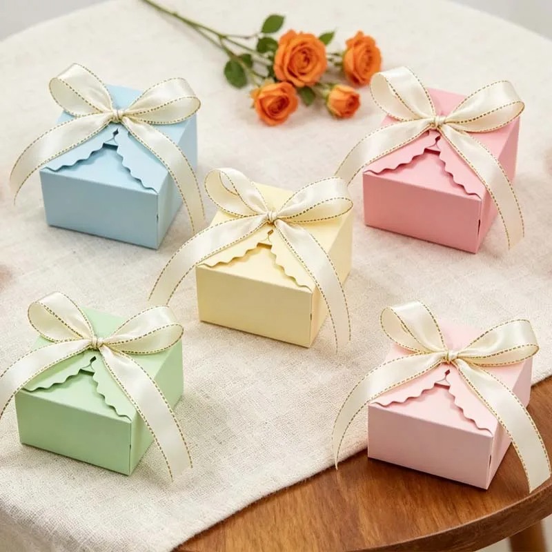 10/20PCS Kraft Paper Gift Box  - đánh giá và giá Event Party Box
