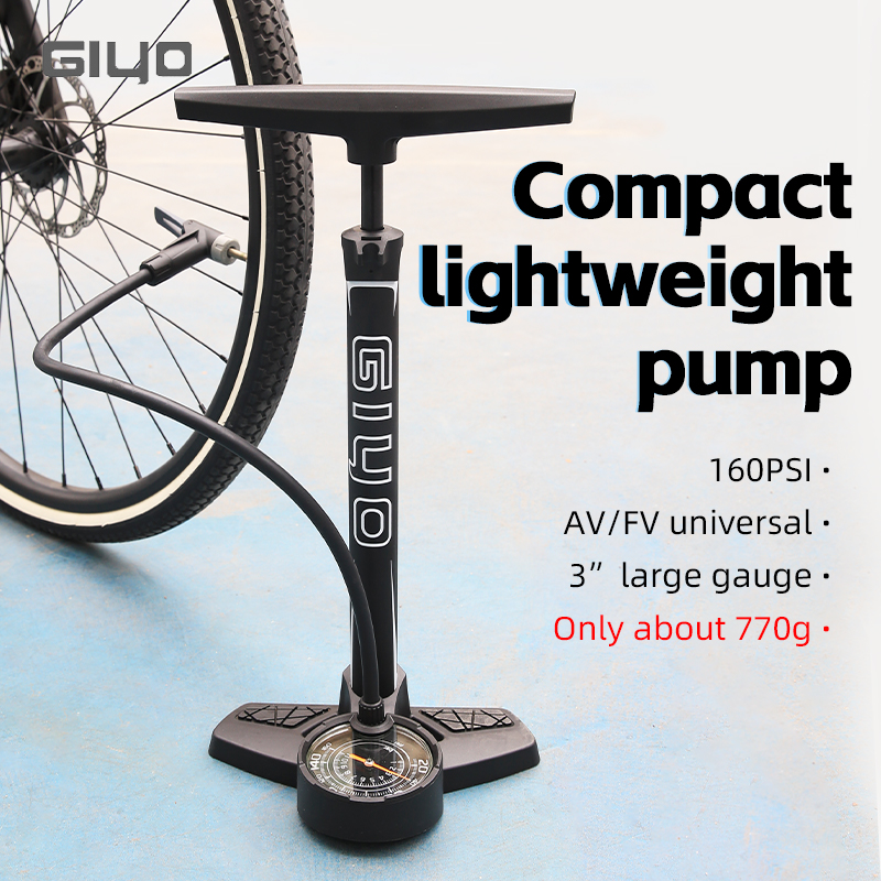 GIYO 160PSI Bicycle Floor Pump - đánh giá và giá Balloon Pump Hand