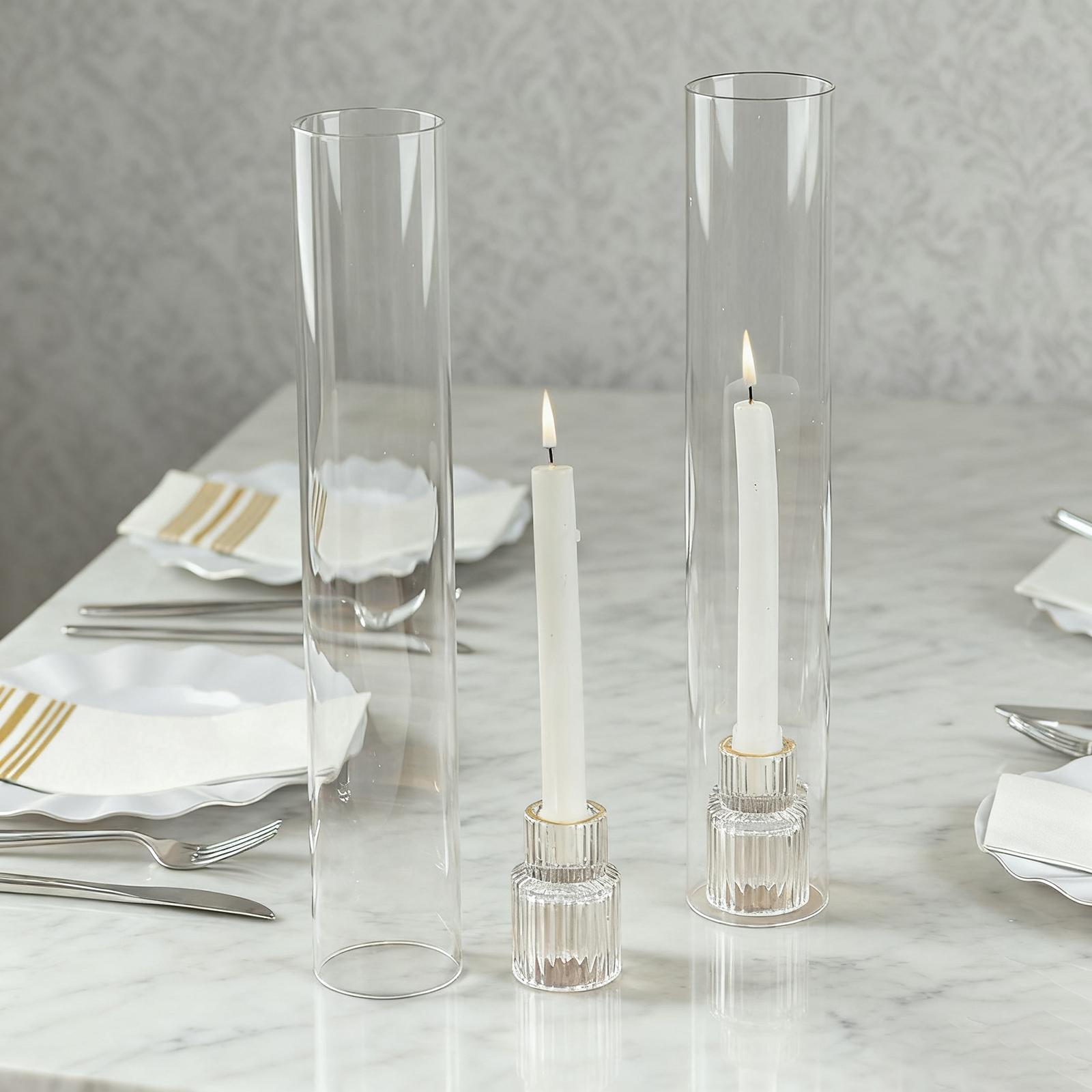 Luxury Glass Pillar Candlestic - đánh giá và giá Centerpiece Stick