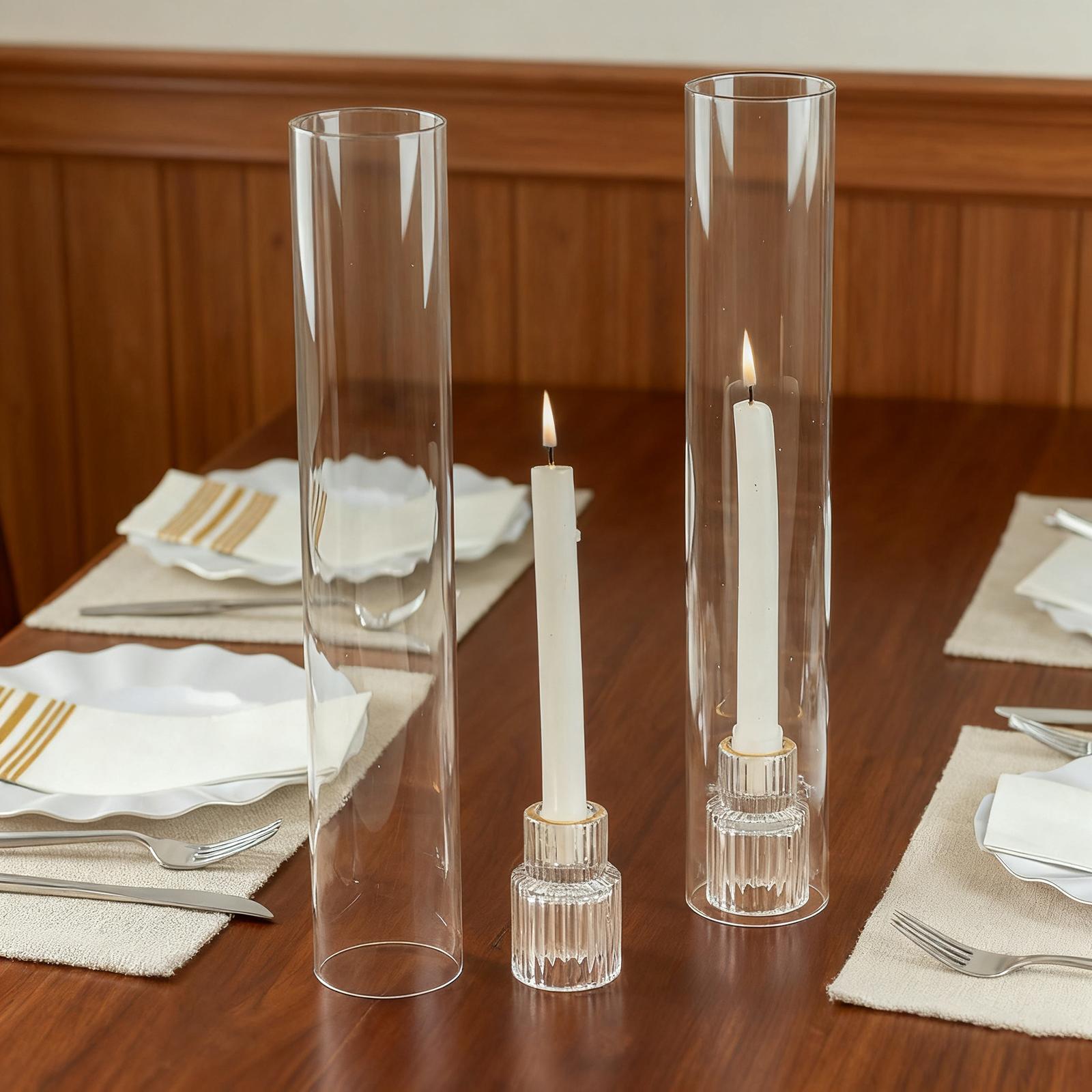 Luxury Glass Pillar Candlestic - đánh giá và giá Centerpiece Stick