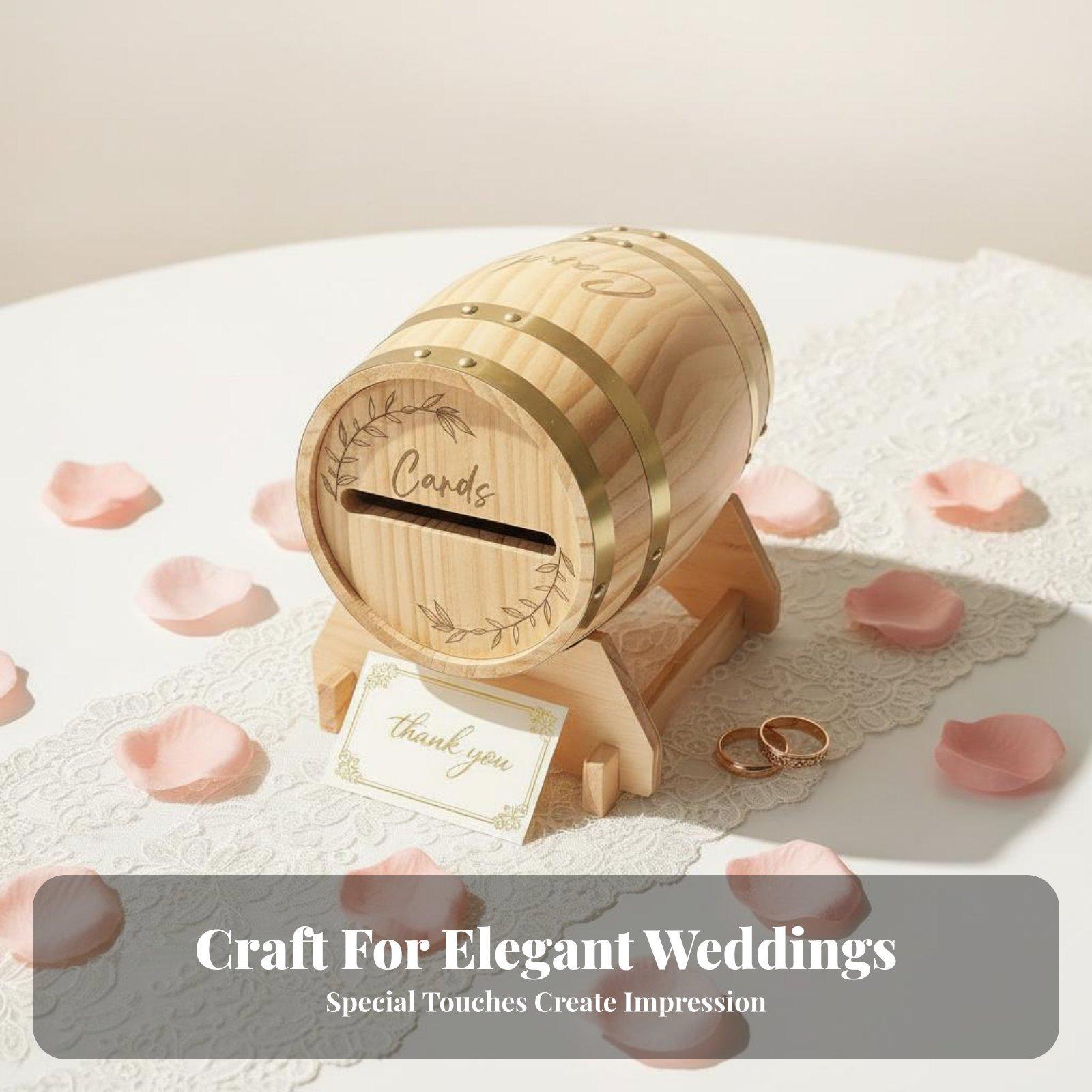 Rustic Solid Wood Card Box Bar - đánh giá và giá Event Party Box